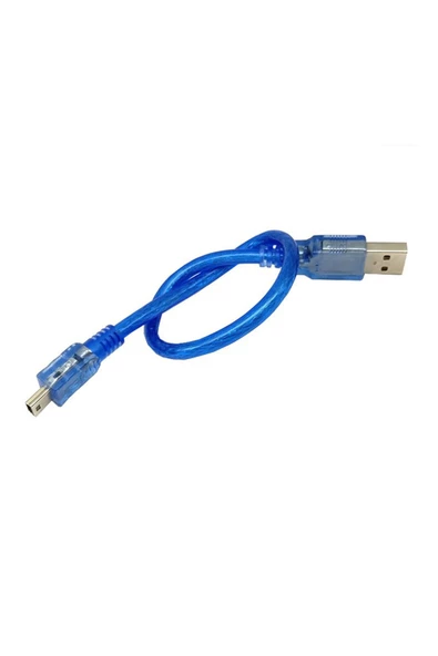 30cm Micro Usb Kablo Mavi 480 Mbps Usb 2.0 Hot Swap - Resim 7