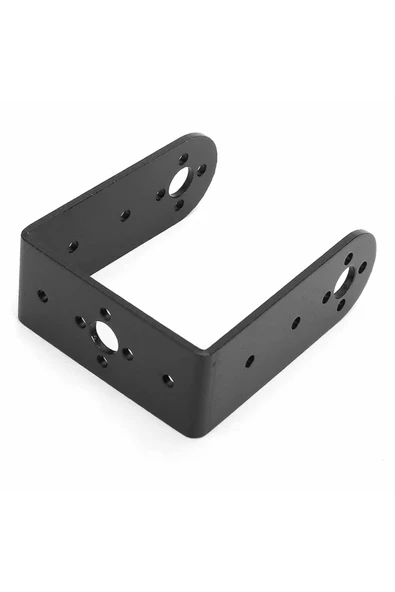 Uzun U Servo Motor Metal Montaj Parçası Braket MG995 MG996R S3003 TD-8120MG Alüminyum Tutucu ürün görseli 1