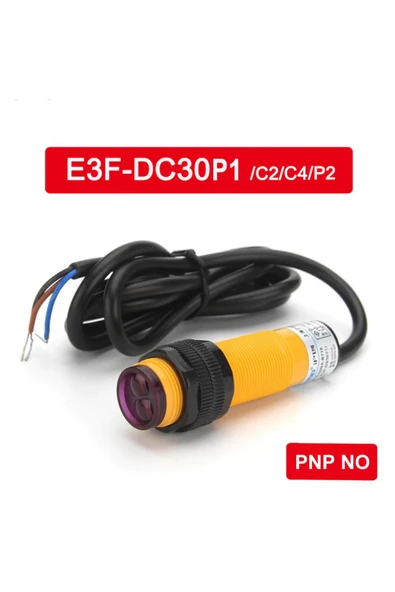 E3f-ds30p1 Ir Kızılötesi Mesafe Sensör Pnp No Infrared Optik 30cm Engel Cisim Algılayıcı ürün görseli 1