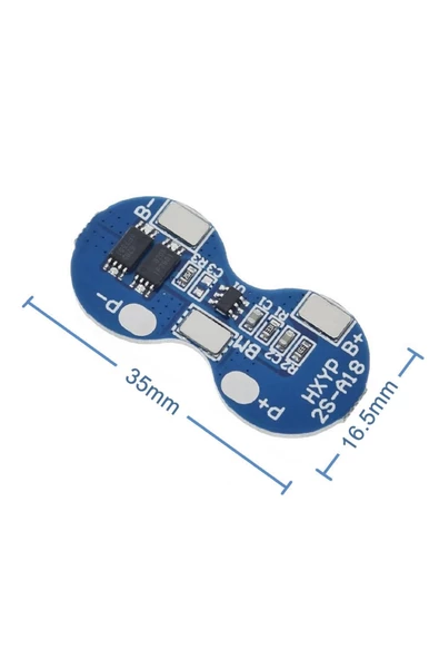 2s 4a Lityum Batarya Bms Koruma Kartı 18650 Lityum Lion Pil Akü 2s 7.4v 4a Bms Protection Board ürün görseli 1