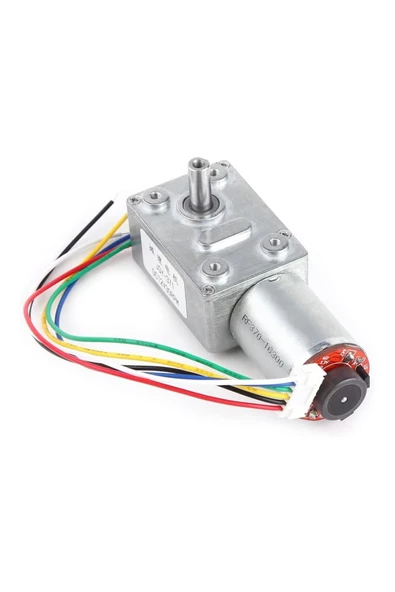 Jgy-370b Dc Motor 12v 30rpm Enkoderli Redüktörlü Hız Okuyucu ürün görseli 1