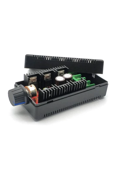40A 50V DC Motor Sürücü Kutulu Hız Kontrol Devresi 0/100% Pot Kontrollü Pwm Ayarlanabilir Voltaj ürün görseli 1