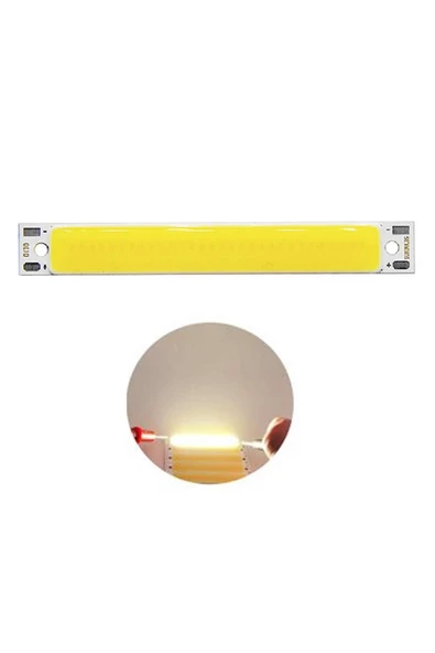 3w 60x8mm Sıcak Beyaz Şerit Led Modül Gün Işığı Aluminyum Pcb Cob Şerit Led Lamba Aydınlatma Işık ürün görseli 1