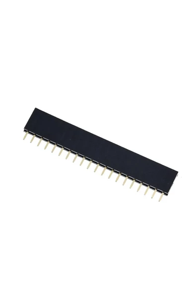 20 Pin Tek Sıra Dişi Header 180 Derece 1x20 Pin 2.54mm Soket Konnektör Breadboard Pcb Devre Bağlantı ürün görseli 1