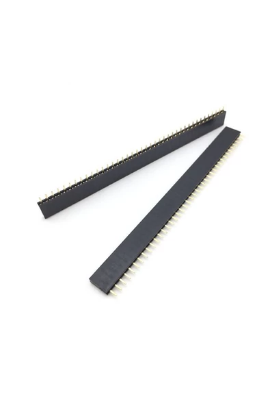 PTTAVM: 4 Adet 1x40 Pin Dişi Header Tek Sıra 2.54mm 180 Derece