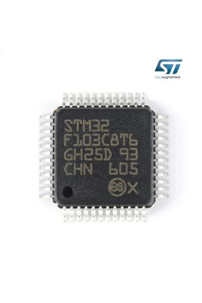 STM32F103C8T6 Microcontroller Lqfp48 ARM Cortex-M3 32-bit Mcu 64 Kbytes Flash 72 MHz Cpu Usb Can Spi ürün görseli 1