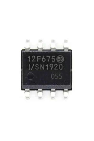 Pıc12f675-ı/sn So8 8 Bit 20mhz Mcu Entegre Ic 12f675 Smd Soıc-8 ürün görseli 1