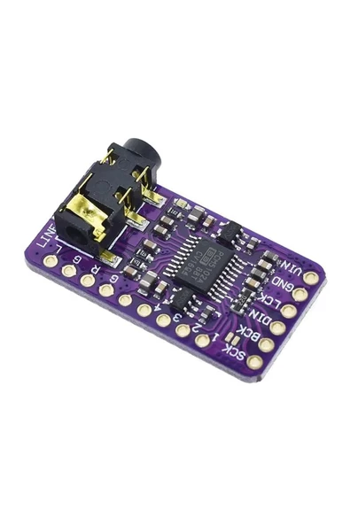 PCM5102A DAC Modül IIS Ses Kartı Müzik Üretici Dijital Analog Dönüştürücü Raspberry Pi Esp32 ürün görseli 1