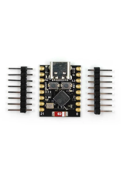 ESP32 C3UyumluMini Geliştirme Kartı Wifi Bluetooth Type-C Usb 160Mhz 4MB Flash 400kb PSRam MicroPyt ürün görseli 1