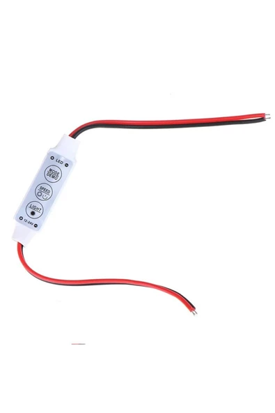 Dc 12-24v 3 Tuş Led Dimmer Hafızalı 12a 3 Modlu 5050 3528 5630 ürün görseli 1