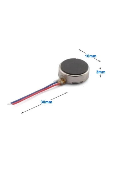 Titreşim Motoru 10mm 1027 12000 Rpm Dc 2v/5v Küçük Telefon Oyuncak Saat Düğme Para ürün görseli 1