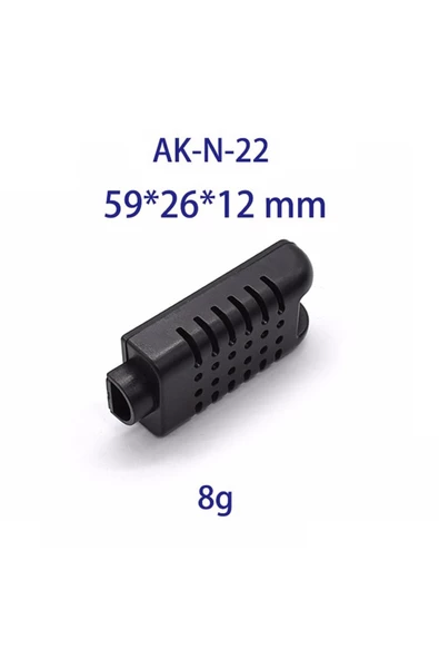 Ak-n-22 Mini Plastik Sensör Kutusu Elektronik Devre Kutusu Siyah - Resim 8