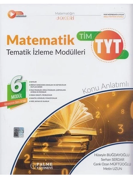 PALME YKS TYT MATEMATİK TEMATİK İZLEME MODÜLLERİ *YENİ* ürün görseli 1
