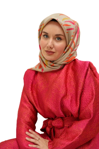 SLİKHOME  TWİLL İPEK EŞARP 11432 - Resim 9