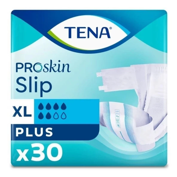 Tena Proskin Slip Plus Belbantlı Ekstra Büyük Boy XL 30'lu Hasta Bezi ürün görseli 1