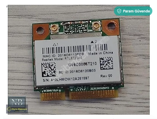 ACER E3-112 E3-111 WİRELESS WİFİ KART ürün görseli 1
