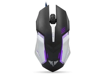 Mouse Oyuncu Işıklı 1200 Dpi Everest SM-G72 Siyah-Gümüş ürün görseli 1