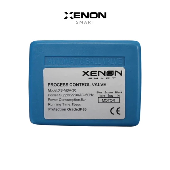Xenon Smart Motorlu Küresel Akıllı Su Vanası - Resim 4