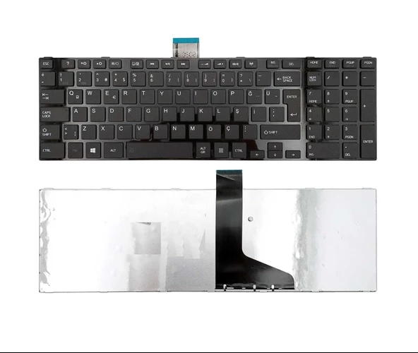 Toshiba Dynabook Satellite C855D-12D Klavye Tuş Takımı Siyah TR ürün görseli 1