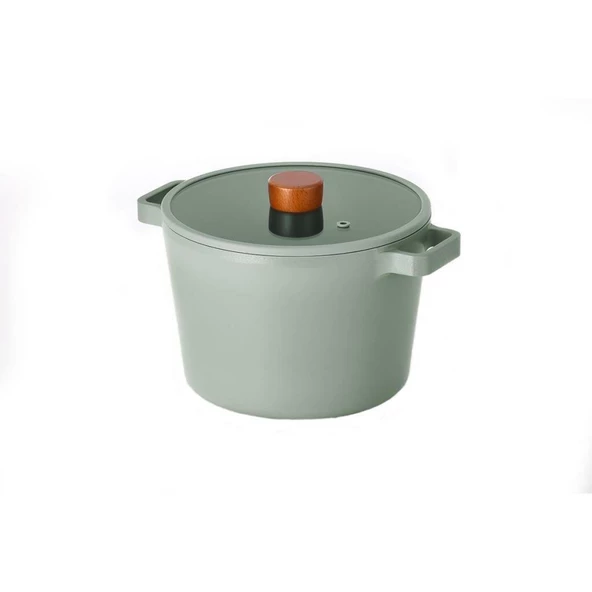 Neoflam Fika Alüminyum Döküm 22 Cm Gri Derin Tencere ürün görseli 1