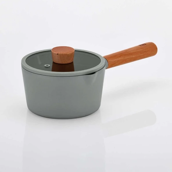 Neoflam Fika Alüminyum Döküm 16 Cm Gri Süt Tavası ürün görseli 1
