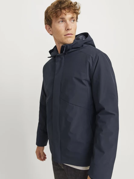 JACK JONES Erkek Su Geçirmez Kapüşonlu Mont 12258405 ürün görseli 1