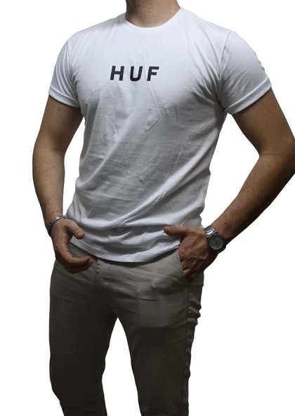 Baskılı HUF T-Shirt ürün görseli 1