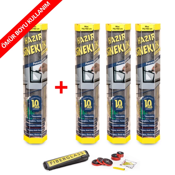 Hazır Sineklik - 75x150 Cm - 4 lü Paket ürün görseli 1