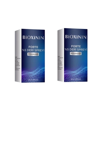 Bioxinin Forte  %5 Deri Spreyi 2 Adet YENİ AMBALAJ ürün görseli 1