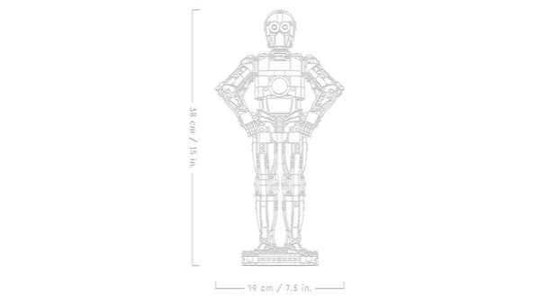 LEGO Star Wars 75398 C-3PO - Resim 4