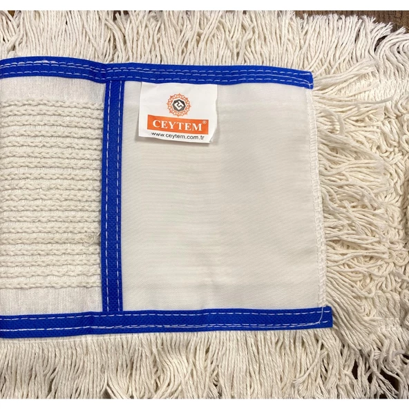 Ceytem Zincir Dikiş Nemli Mop 50 cm., Mavi Biyeli ürün görseli 1