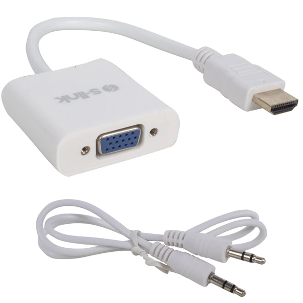 S-LINK SL-HVS12 HDMI TO VGA + AUDIO ÇEVİRİCİ ürün görseli 1