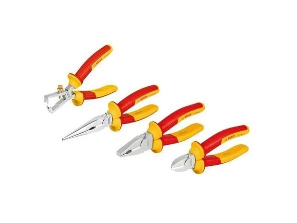 Bosch VDE Kombine Pense Set 4 Parça 1600A02NG1 ürün görseli 1