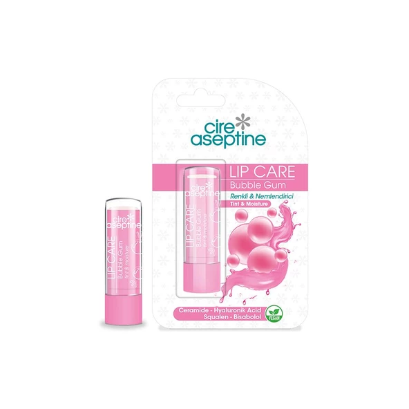 Cire Aseptine Lip Care Bubble Gum Renkli Dudak Bakım Kremi 4,5 G ürün görseli 1
