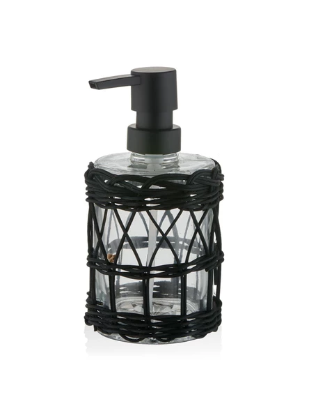 The Mia Rattan Sıvı Sabunluk Siyah 330 ml SBN0074 ürün görseli 1