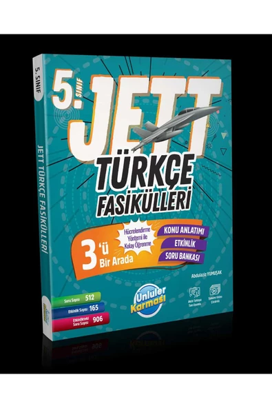 5. SINIF JETT TÜRKÇE FASİKÜLLERİ (2024-2025 GÜNCEL BASKI) ürün görseli 1