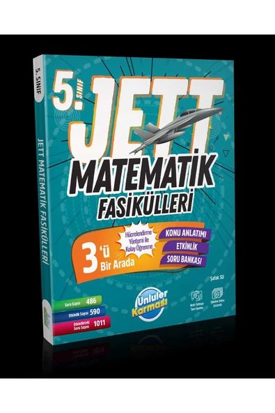 5. SINIF JETT MATEMATİK FASİKÜLLERİ (2024-2025 GÜNCEL BASKI) ürün görseli 1