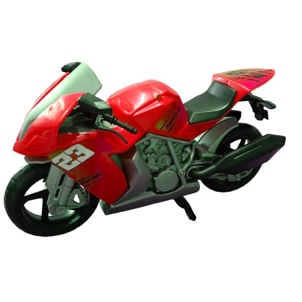 Moto Racing Yarış Motoru  29 cm Kırmızı ürün görseli 1