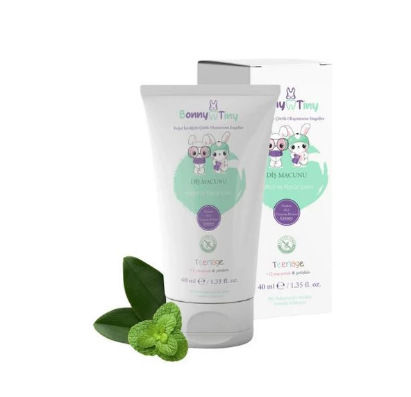 Bonny Tiny Çocuk Diş Macunu Teenage 12+ Yaş 40 ml ürün görseli 1