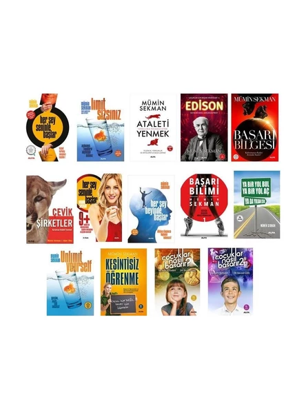Her Şey Seninle Başlar - Limit Sizsiniz - Ataleti Yenmek - Başarı Bilimi - 14 Kitap - Mümin Sekman ürün görseli 1