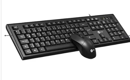 LENOVO LECOO KW200 SİYAH KABLOSUZ KLAVYE & MOUSE SET ürün görseli 1