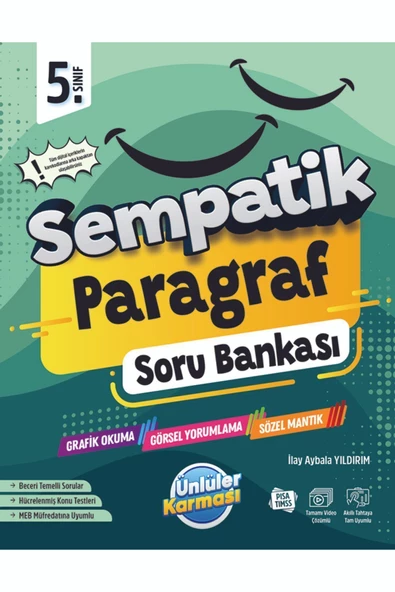 5. Sınıf Sempatik Paragraf Soru Bankası (2024-2025 EĞİTİM YILINA UYGUN) ürün görseli 1
