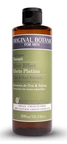 Original Botanic Gümüş Renk Koruyucu Vegan Şampuan Erkek 300 ml ürün görseli 1