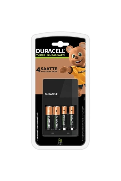 Duracell Duracell CEF14 Şarj Aleti 2AA 1300 Mah 2AAA 750 Mah ürün görseli 1