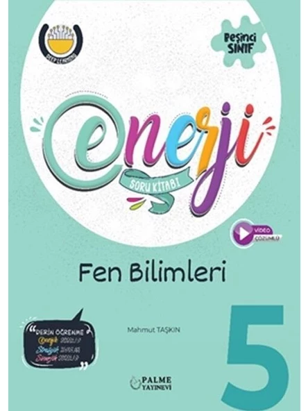 PALME 5.SINIF ENERJİ FEN BİLİMLERİ SORU KİTABI*YENİ* ürün görseli 1