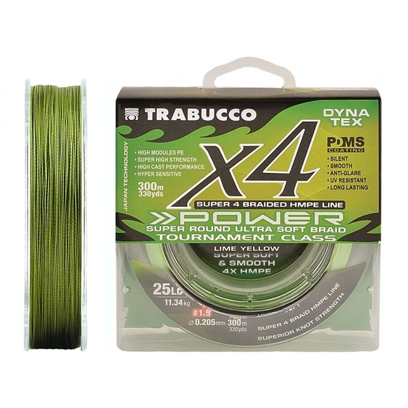 Trabucco Dyna Tex Pro 4B UV Moss Green 150m İp Misina Kalınlık (mm) : 0,16mm ürün görseli 1