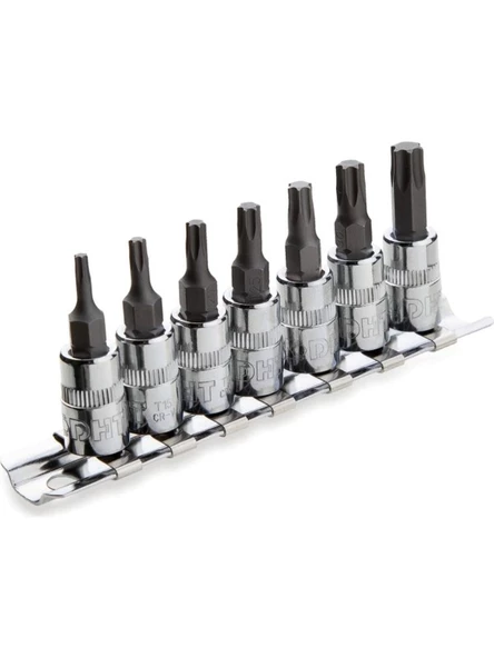 DHT 7 PARÇA TORX BİTS LOKMA SET 1/4 D02065107 ürün görseli 1