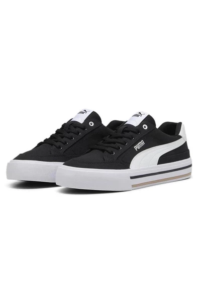 Puma Court Classic Vulc FS 396353 03 Erkek Sneaker Ayakkabı Siyah Beyaz 40-45 ürün görseli 1