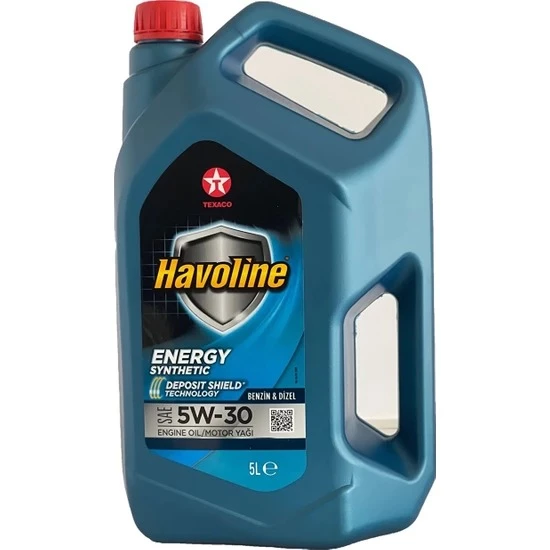 TEXACO HAVOLINE ENERGY MOTOR YAĞI 5W-30 5 Litre ürün görseli 1