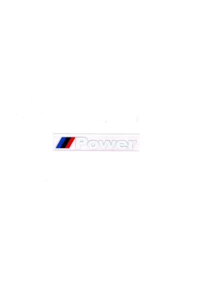 Sticker ///power Bmw Özel Sticker 14x2 Cm ürün görseli 1